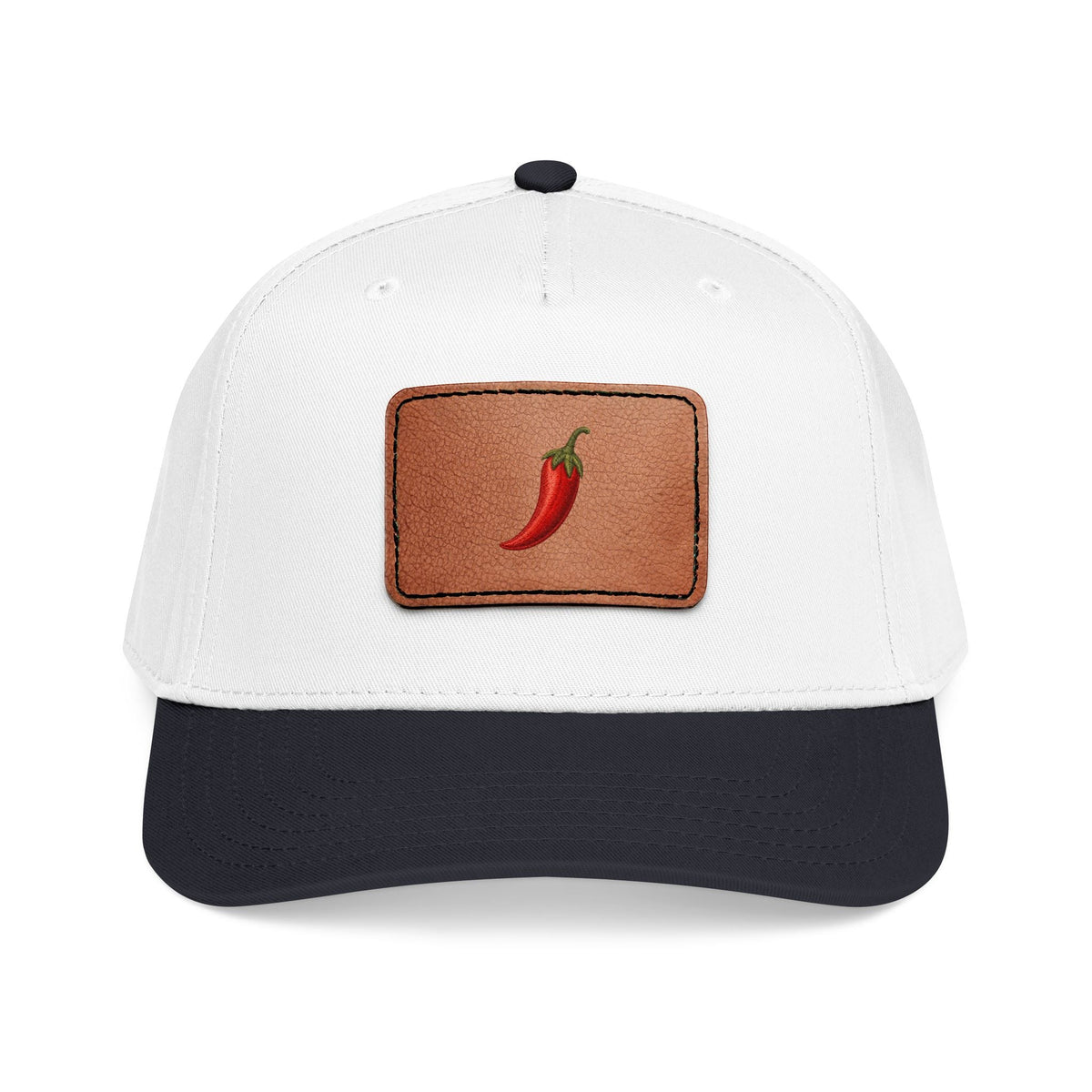 Muta leather patch cap