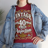 T-shirt « Aged to Perfection » 1986 Muta, coupe unisexe