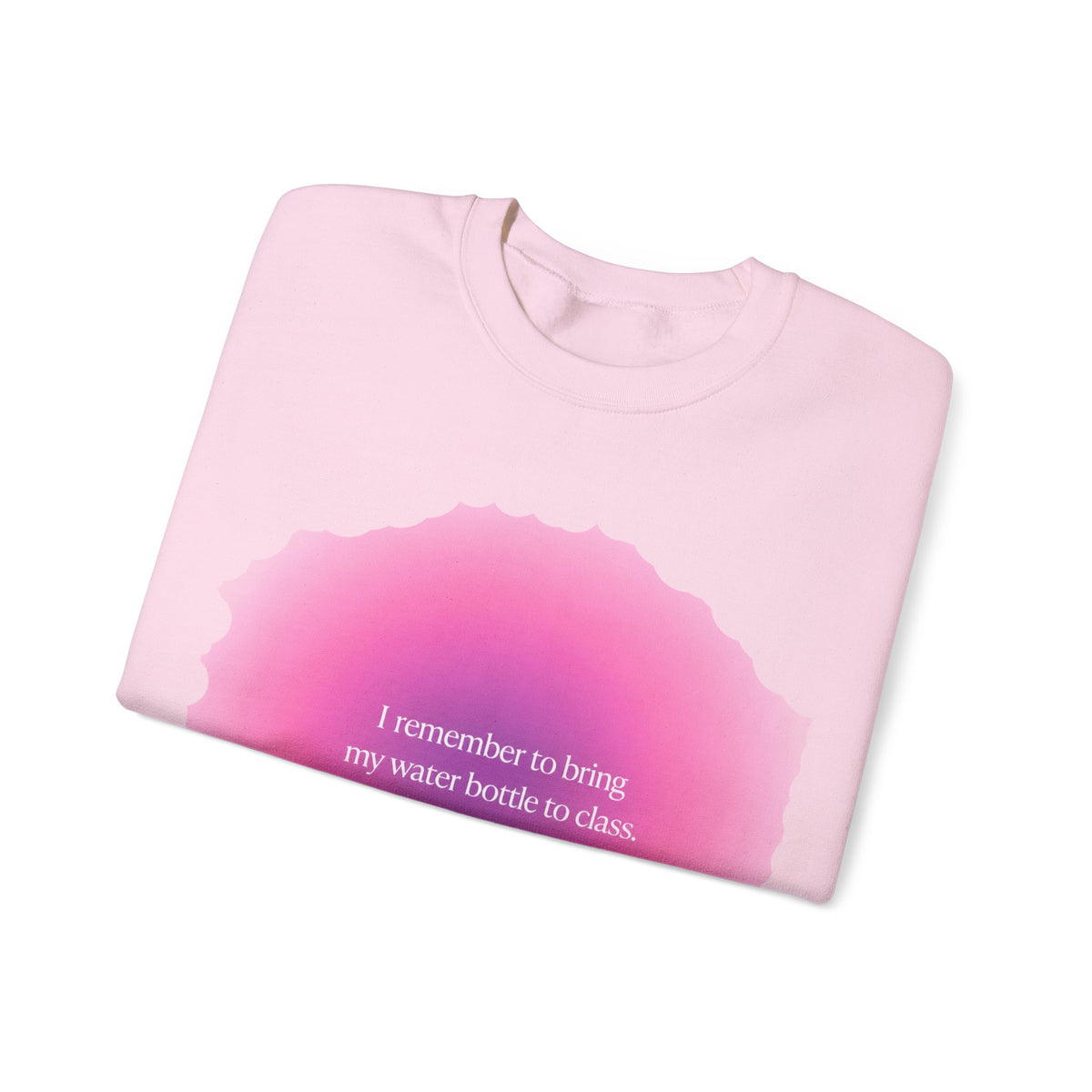 Sweat-shirt Muta aquarelle rose, détail de l'imprimé
