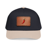 Casquette snapback Muta à patch cuir piment, vue de face