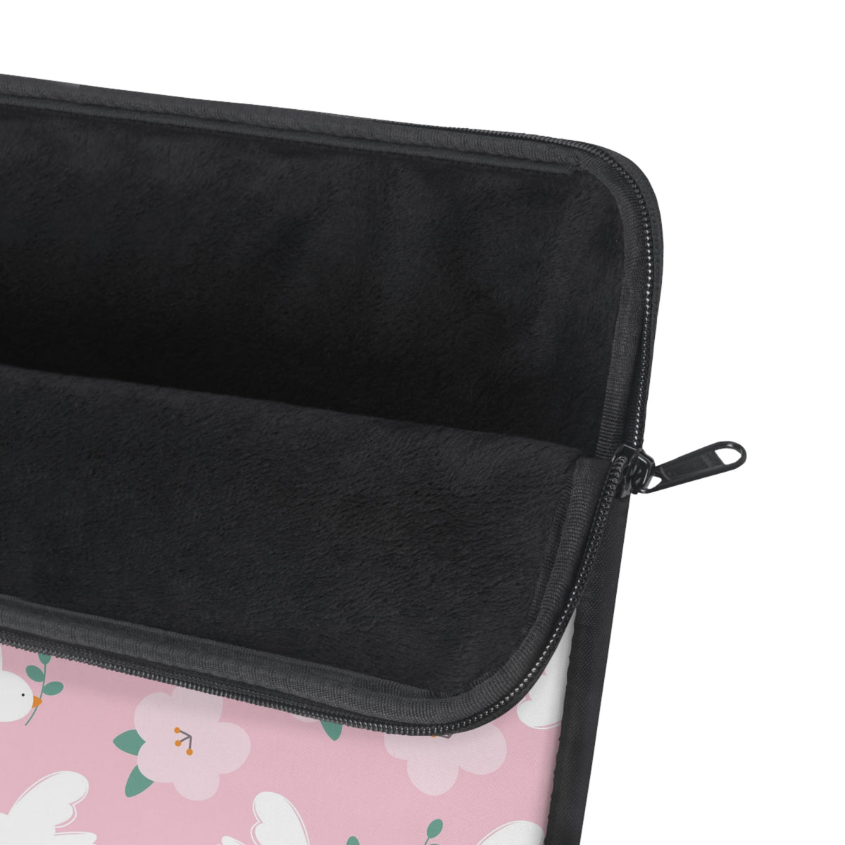Pink Dove & Blossom Laptop Sleeve – Cute Floral Laptop Cover