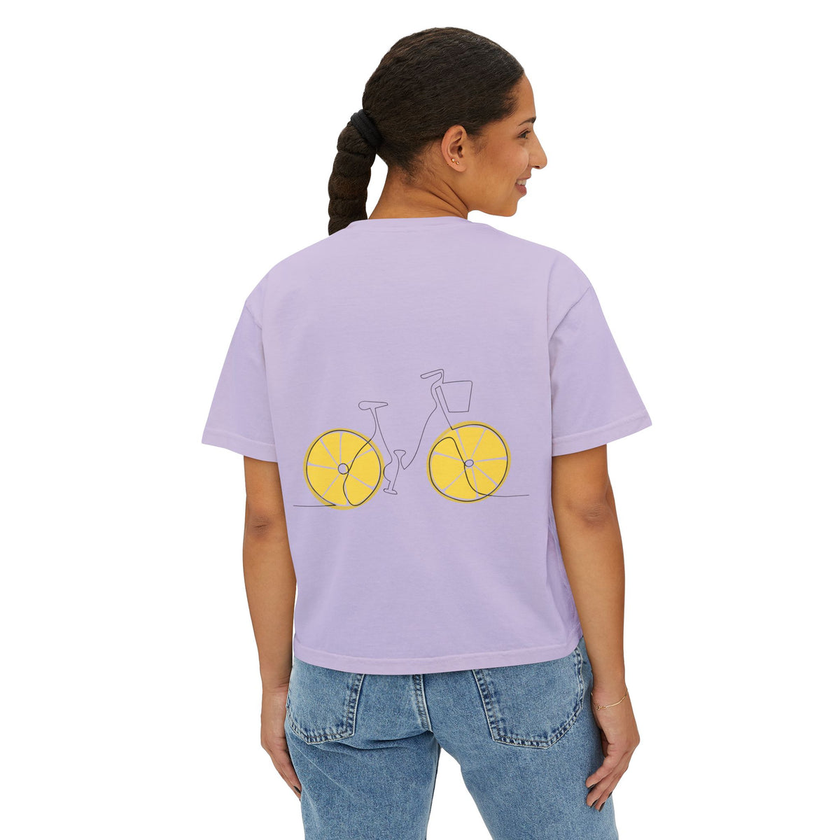 T-shirt boxy « Lemon Wheels » Muta, visuel complémentaire 27
