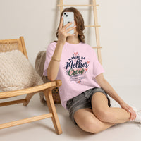 T-shirt « Mamãe da Melhor Crew » Muta, détail du col côtelé