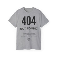 The 404 Not Found Tee shirt Funniest Geek T-shirt for  Internet Error