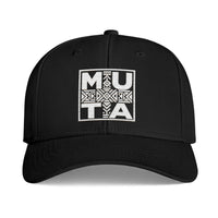 Mu-ta Icon Cap  Embroidered Tribal Square Logo Hat
