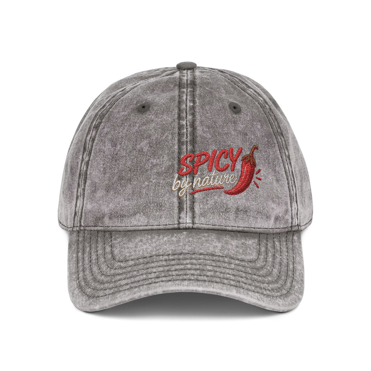 Casquette dad « Spicy by Nature » Muta coloris Black, vue de face