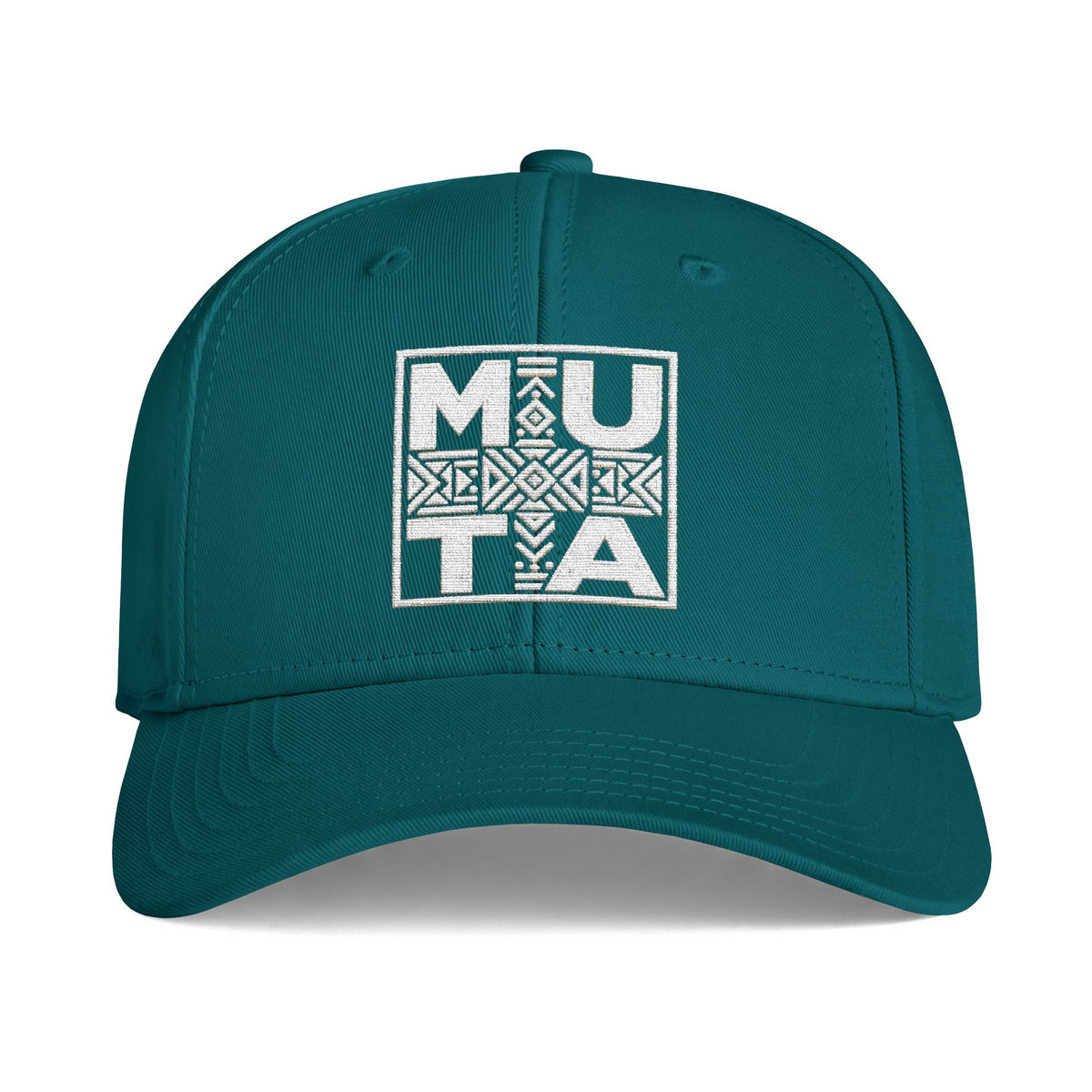 Mu-ta Icon Cap  Embroidered Tribal Square Logo Hat