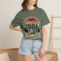 T-shirt « Made in 1986 » Muta, vue de trois quarts