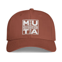 Mu-ta Icon Cap  Embroidered Tribal Square Logo Hat