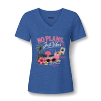 T-shirt col V Muta, détail du tissu