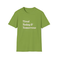 T-shirt « Tired Today & Tomorrow » Muta, coloris Kiwi
