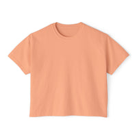 T-shirt boxy Muta coloris Neon Cantaloupe, vue de face