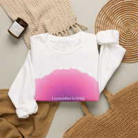 Sweat-shirt Muta aquarelle rose, vue d'ensemble