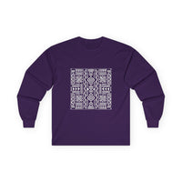 Tribal Geometric Pattern Long Sleeve Tee
