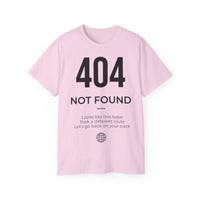 The 404 Not Found Tee shirt Funniest Geek T-shirt for  Internet Error