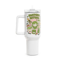 Gobelet isotherme Muta 40 oz, détail de l'illustration matcha