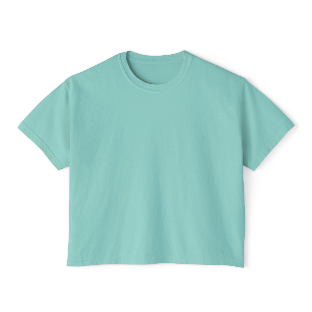 T-shirt boxy Muta coloris Chalky Mint, vue de face