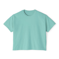 T-shirt boxy Muta coloris Chalky Mint, vue de face