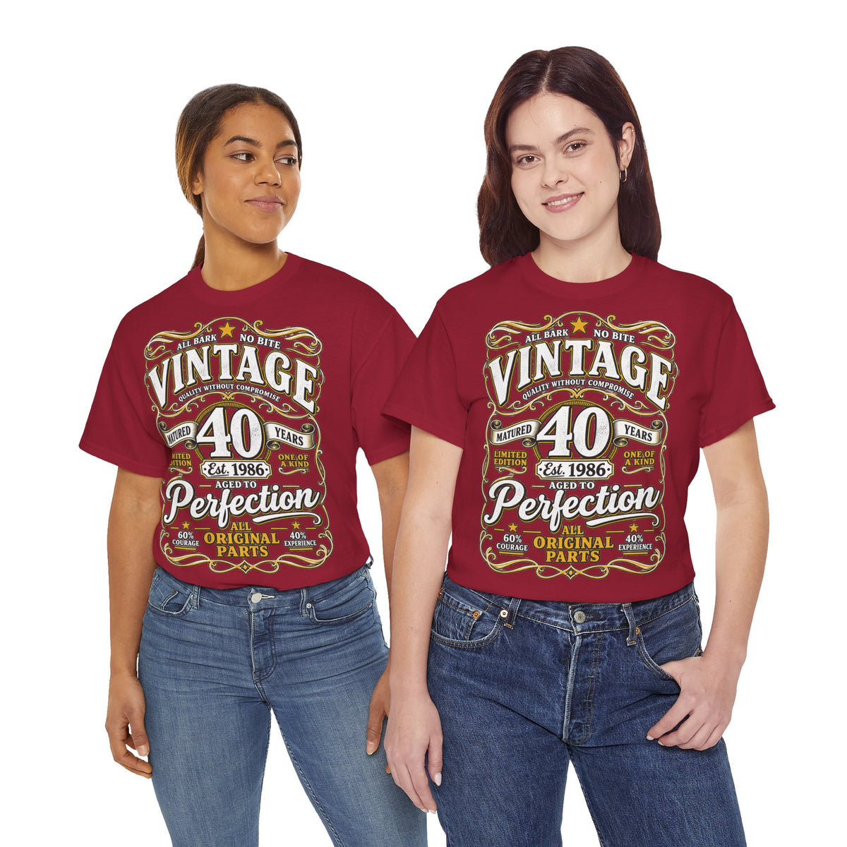T-shirt « Aged to Perfection » 1986 Muta, vue d'ensemble