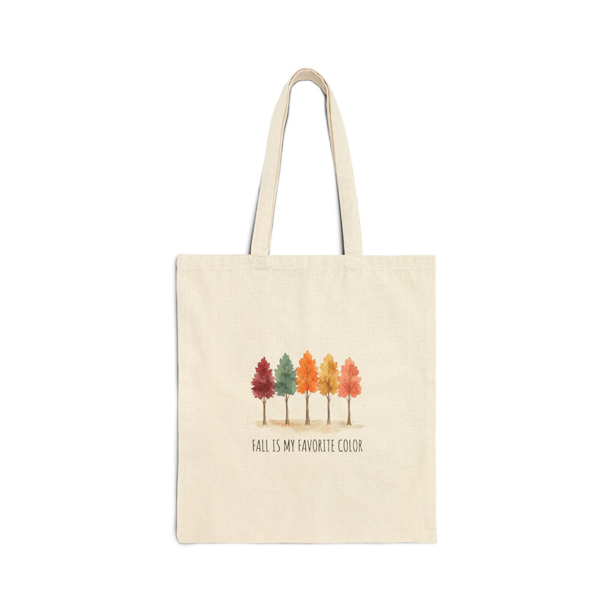 Tote bag « Fall Trees » aquarelle Muta coloris Natural
