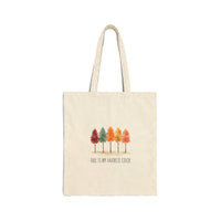 Tote bag « Fall Trees » aquarelle Muta coloris Natural
