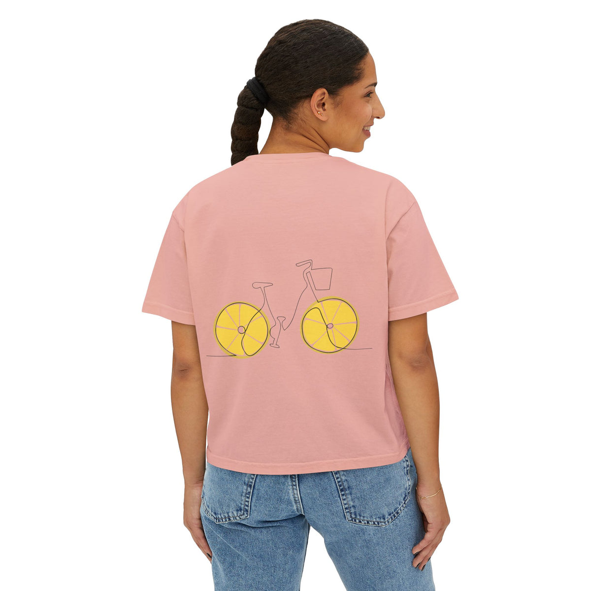 T-shirt boxy « Lemon Wheels » Muta, visuel complémentaire 6