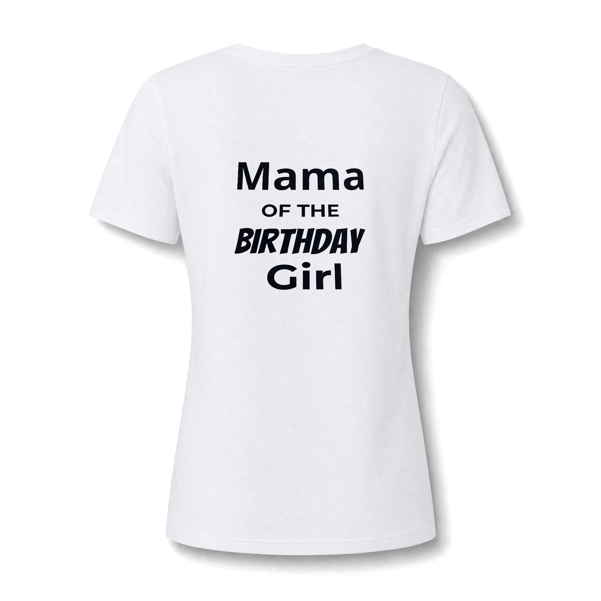 T-shirt col V « Always My Mummy » Muta, imprimé empreintes et cœur