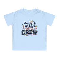 T-shirt bébé « Mommy & Daddy's Little Crew » Muta, détail de l'encolure