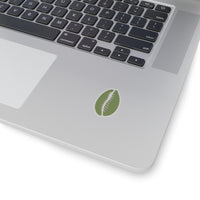 Sticker cauris vert Muta, 2 x 2 pouces, fond transparent