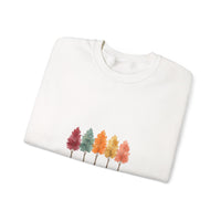 Sweat-shirt « Fall Trees » Muta, à plat sur fond clair