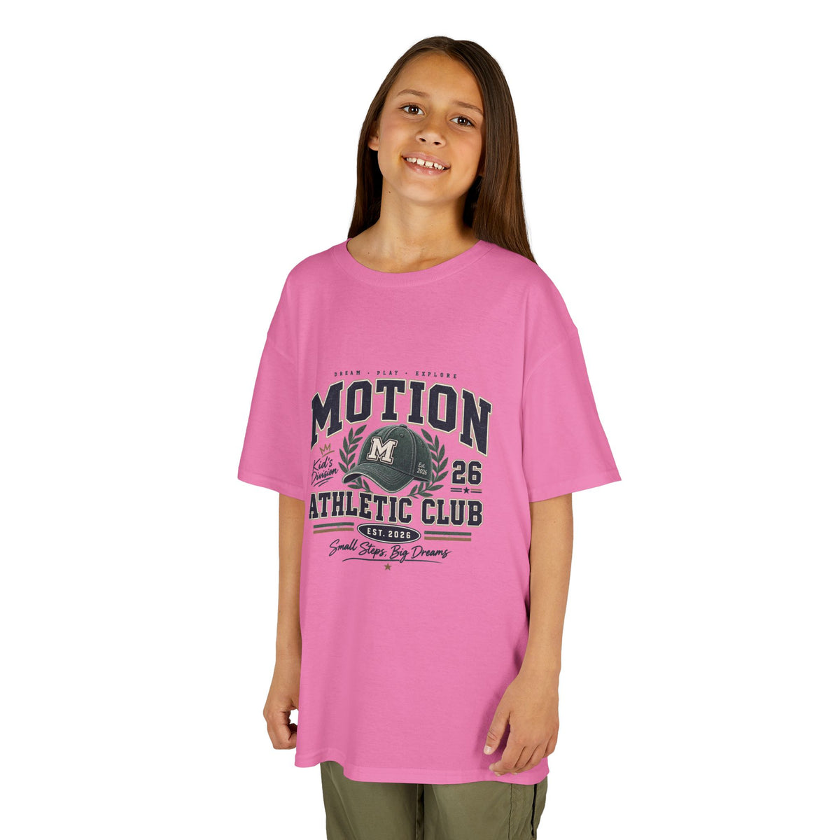 T-shirt enfant « Athletic Club Motion » Muta, coupe décontractée