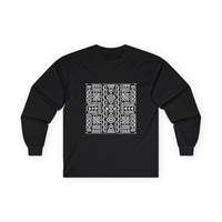 Tribal Geometric Pattern Long Sleeve Tee