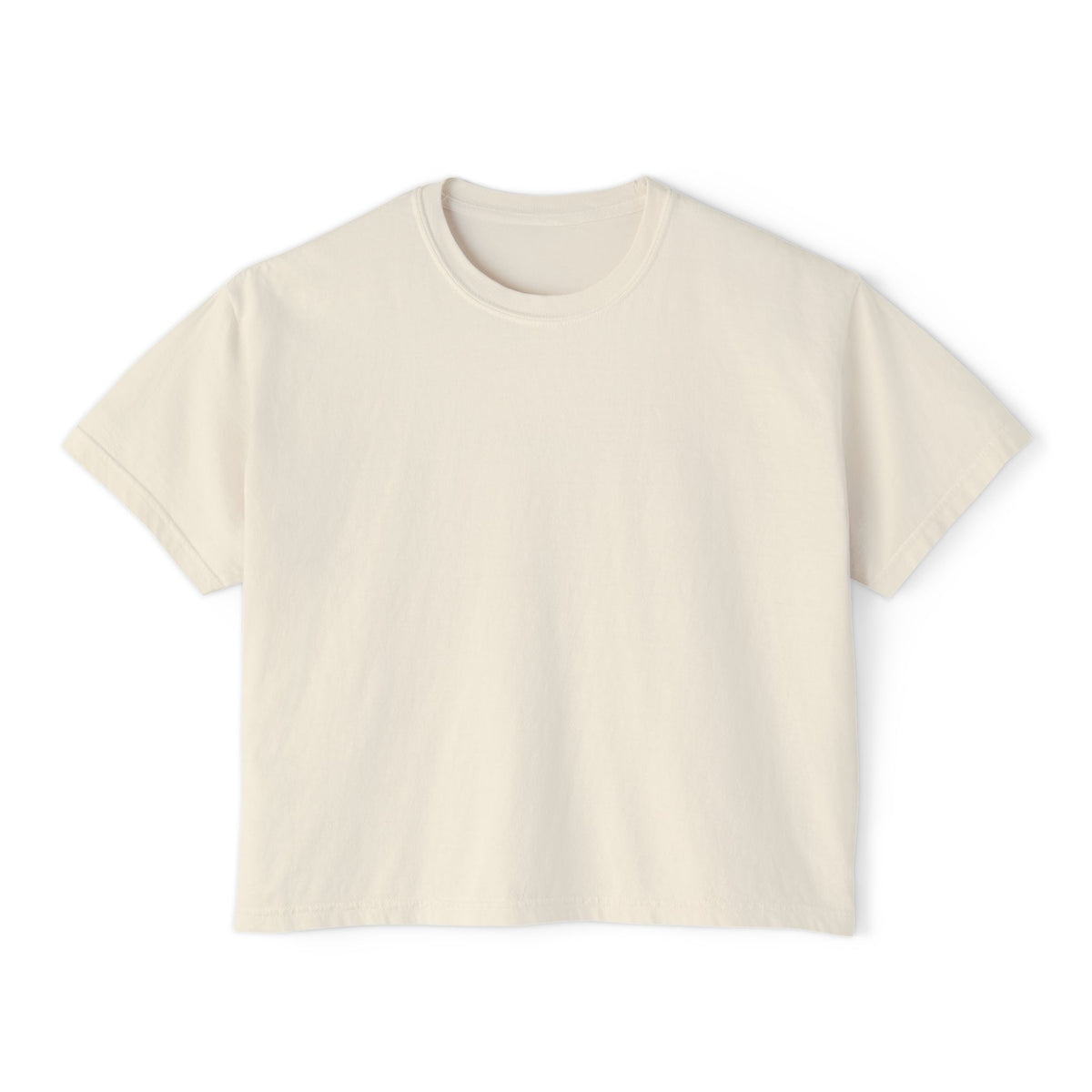 T-shirt boxy Muta coloris Ivory, vue de face