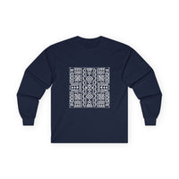 Tribal Geometric Pattern Long Sleeve Tee