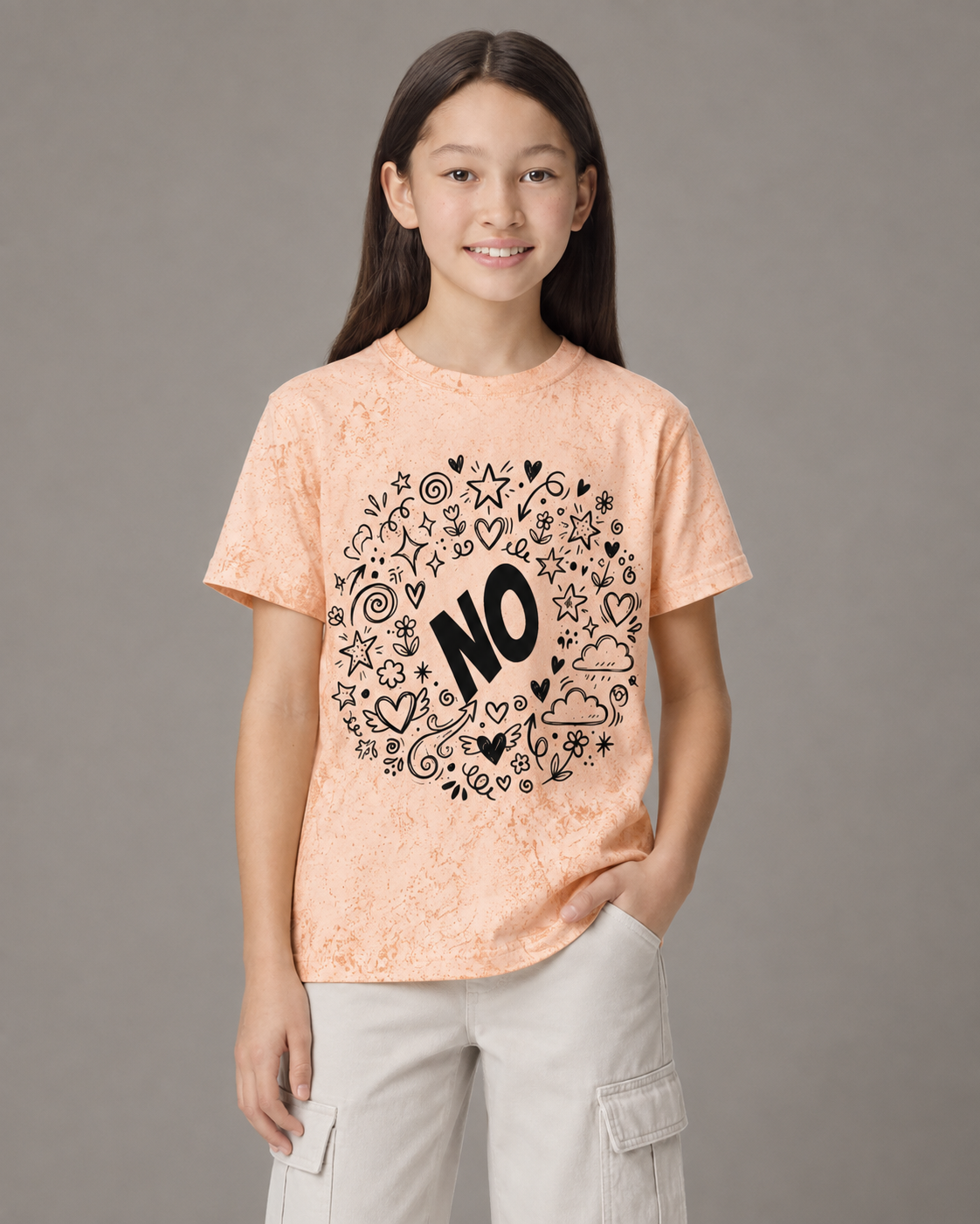 T-shirt enfant « SHHHTT Ça Pousse » Muta, effet vintage délavé