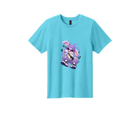 Kids Bunny Graphic Tee — Purple Bunny Streetwear Shirt for Youth