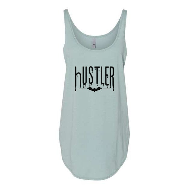 Débardeur Muta « Hustler » à imprimé chauve-souris, coloris Stonewash Green, vue de face