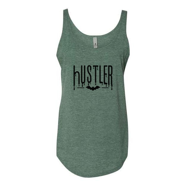 Débardeur Muta « Hustler » à imprimé chauve-souris, coloris Royal Pine, vue de face