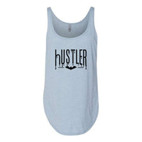 Débardeur Muta « Hustler » à imprimé chauve-souris, coloris Stonewash Denim, vue de face