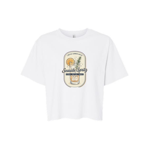 T-shirt court Muta « Seaside Spritz » coloris White, vue de face