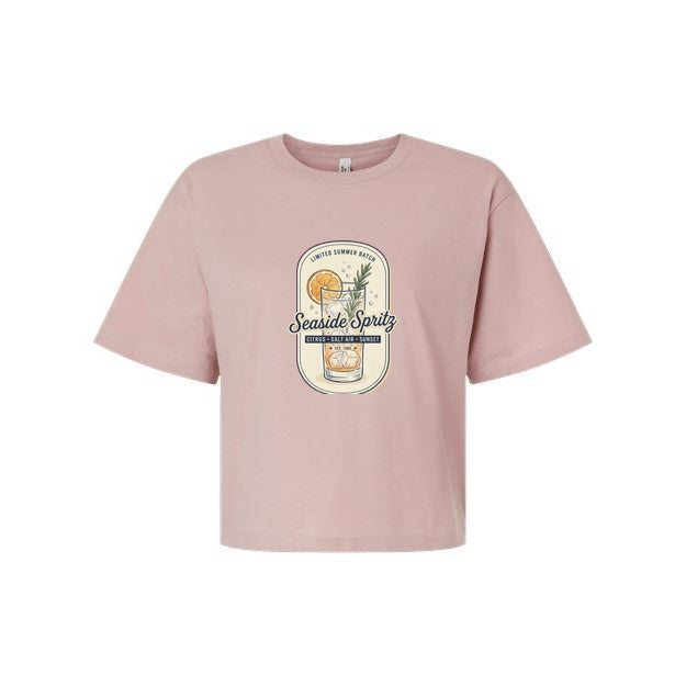 T-shirt court Muta « Seaside Spritz » coloris Blush, vue de face