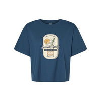 T-shirt court Muta « Seaside Spritz » coloris Lieutenant, vue de face