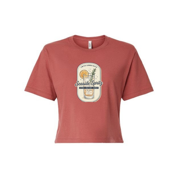 T-shirt court Muta « Seaside Spritz » coloris Canyon, vue de face