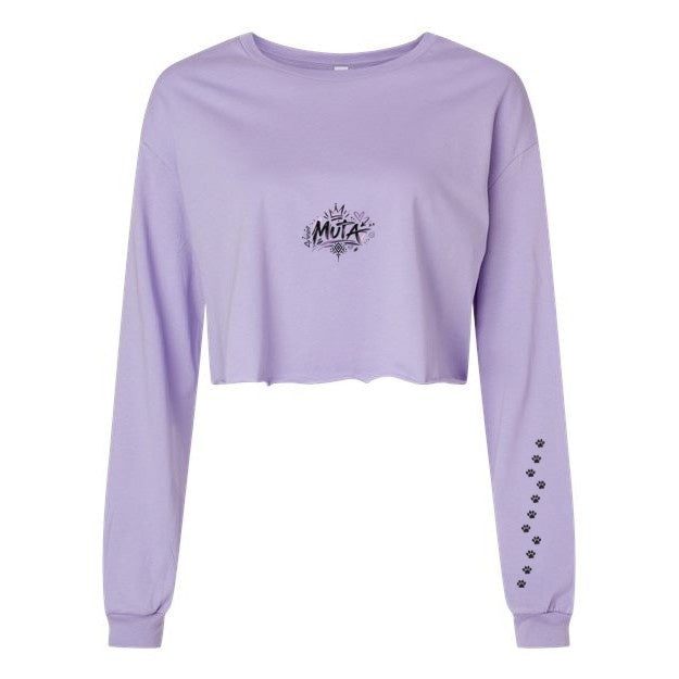 T-shirt crop manches longues « MUTA » Muta coloris Dark Lavender