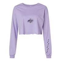 T-shirt crop manches longues « MUTA » Muta coloris Dark Lavender