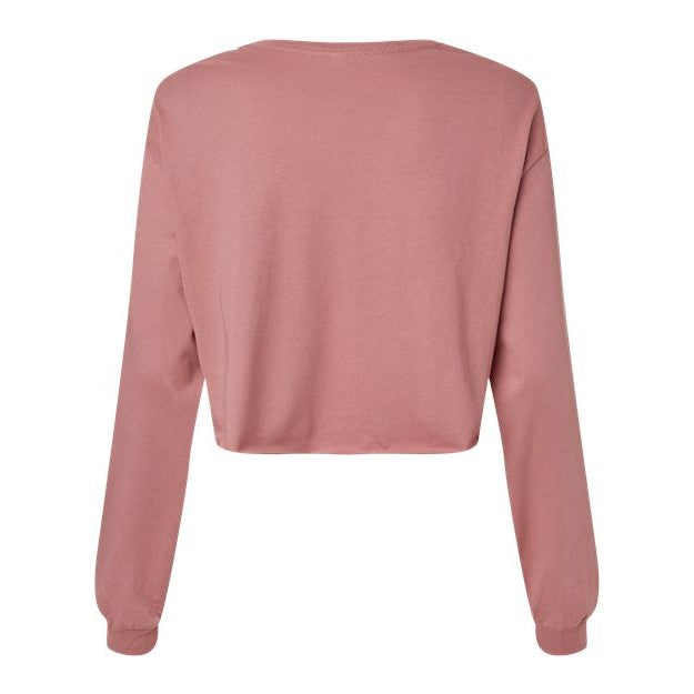 T-shirt crop manches longues « MUTA » Muta en coton Airlume, présentation du modèle