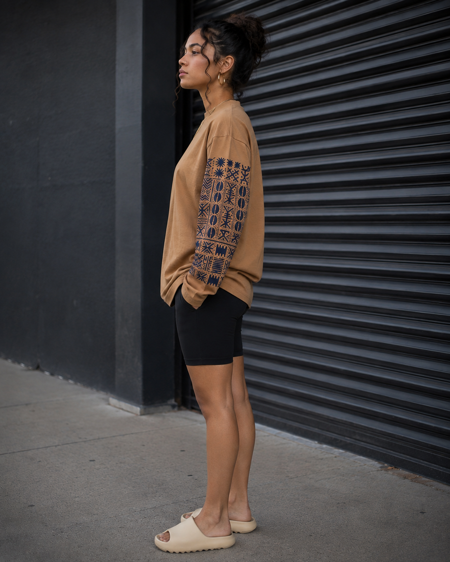 Oversized Heavyweight Long Sleeve Tee — Relaxed Comfort Essential