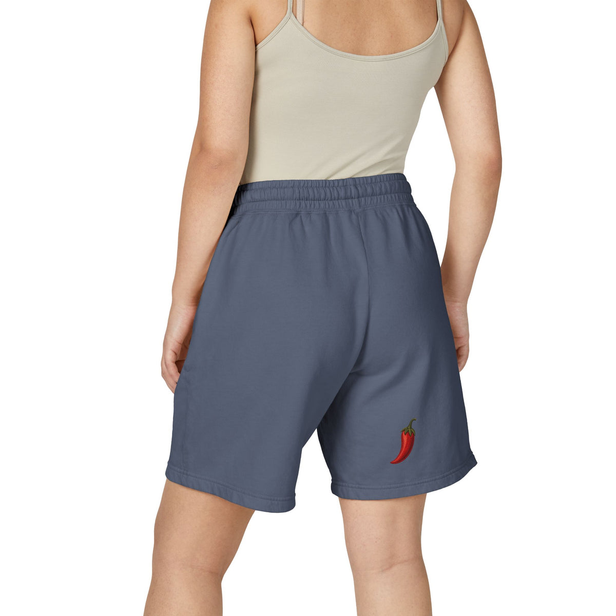 Short molleton brodé piment Muta, visuel complémentaire 6