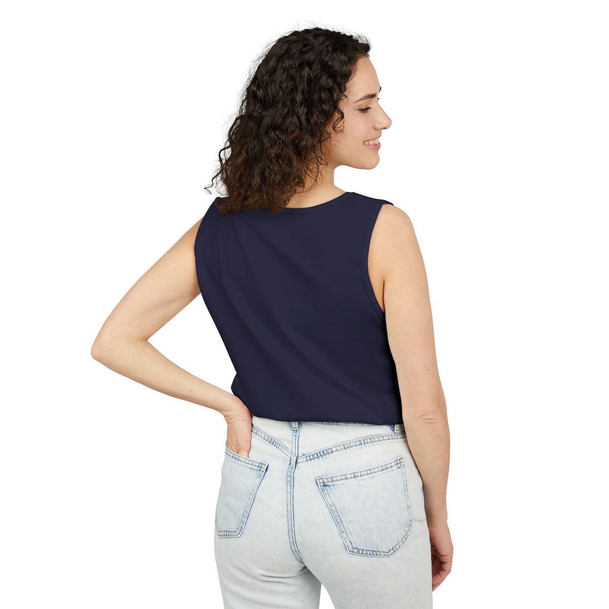 Débardeur Muta, détail de la bordure self-fabric