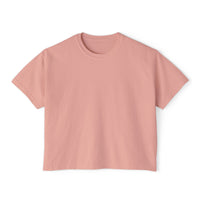T-shirt boxy Muta coloris Peachy, vue de face